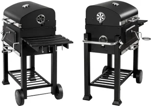 tectake Grill węglowy regulowany na wysokość - czarny 402174 - Grille - miniaturka - grafika 10