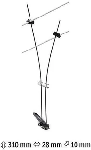 Paulmann System linkowy Spot Comet max1x50W Czarny mat GU5,3 12V metal PL94489) PL94489 - Oprawy, klosze i abażury - miniaturka - grafika 2