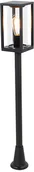 Lampy ogrodowe - QAZQA Przemysłowa latarnia zewnętrzna czarna 100 cm IP44 - Charlois - miniaturka - grafika 1