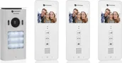 Domofony - Smartwares Wideodomofon do 3 mieszkań 20,5x8,6x2,1 cm biały 8711658416946 - miniaturka - grafika 1