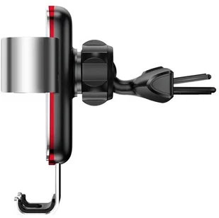 Baseus Metal Age grawitacyjny uchwyt samochodowy CD slot Silver SUYL-J0S - Uchwyty samochodowe do telefonów - miniaturka - grafika 3