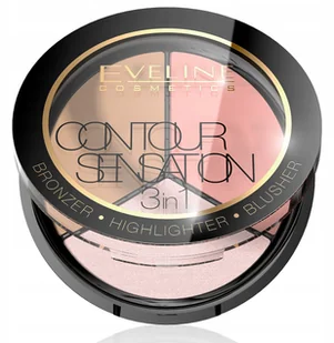 Eveline Contour Sensation Puder 3w1 nr 1 Pink Beige - Podkłady do twarzy - miniaturka - grafika 7