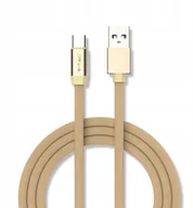 Kable USB - Przewód Kabel Usb Typ-C 1M Złoty -Seria Ruby - miniaturka - grafika 1