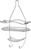 Pozostałe akcesoria kuchenne - Premier Housewares Premier housewares 3 stoeckiger Shower Caddy z hakiem, 28,5 x 46 cm, chrom 1600563 - miniaturka - grafika 1