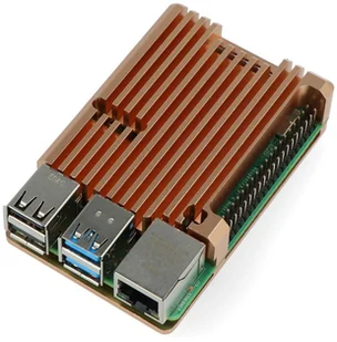 Raspberry PI Lonten Technology Obudowa do 4B - aluminiowa - miedziano-złota LON-15108 - Komputery jednopłytkowe Raspberry PI Lonten Technology Obudowa do 4B - aluminiowa - miedziano-złota LON-15108 - Komputery jednopłytkowe - miniaturka - grafika 1
