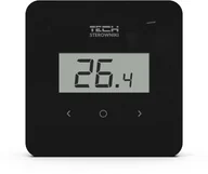 Regulatory i termostaty - Tech STEROWNIKI REGULATOR POKOJOWY BEZPRZEWODOWY R-8 B PLUS CZARNY W_POK.R8.6.BP_BP.02.PL01 - miniaturka - grafika 1