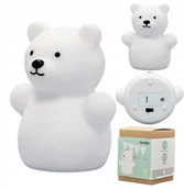 Lampy stojące - Reer Lampka nocna Led na baterie Bpa free miś - miniaturka - grafika 1