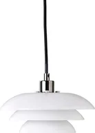 Lampy sufitowe - Dyberg Larsen Lampa wisząca  lampa wisząca DL20 Opal led 20 x 9 cm stal 5W biała twm_831132 - miniaturka - grafika 1