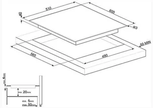 Płyta elektryczna do zabudowy Smeg SE363ETB - Płyty elektryczne do zabudowy - miniaturka - grafika 3