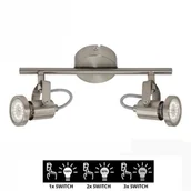 Lampy sufitowe - Briloner 2712-022 - LED Ściemniany reflektor SEMPLICE 2xGU10/5W/230V - miniaturka - grafika 1