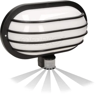 Orno Oprawa SOLANO z Czujnikiem ruchu 180st, 60W, E27, IP44, plastik, - Czujniki ruchu i zmierzchu - miniaturka - grafika 6