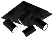 Lampy sufitowe - Briloner 2857-045 - Reflektor SPOT 4xGU10/40W/230V czarny - miniaturka - grafika 1