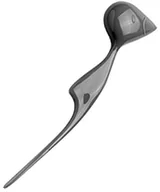 Łyżki - United Pets wyściółka sd1401ne łyżka  quetzal, czarna - miniaturka - grafika 1