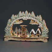 Świeczniki - Konstsmide CHRISTMAS Świecznik LED obrotowe figurki - miniaturka - grafika 1