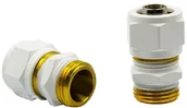 Akcesoria grzewcze - Varioterm Złączka zaciskowa GZ x 1/2 - biały mat Pex - alu-pex R187MX048-21 - miniaturka - grafika 1