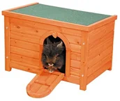 Klatki dla gryzoni - Nobby 20808 mały Tier stajni Mini 60 x 40 x 40 cm, brązowy i zielony - miniaturka - grafika 1