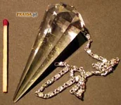 Wróżbiarstwo i radiestezja - Fraida.pl Wahadełko kryształowe - stożek 2 - miniaturka - grafika 1