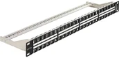 Panele krosownicze - Delock 43280 panel krosowniczy 2U, Patchpanel - miniaturka - grafika 1