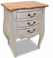 Szafki nocne - vidaXL Szafka nocna, lite drewno z odzysku, 48 x 35 64 cm - miniaturka - grafika 1