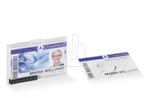 Durable Etui na 2 karty plastikowe z mechanizmem wysuwającym 10 szt. 8921-19 - Artykuły biurowe - miniaturka - grafika 3