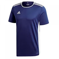 Gadżety dla kibiców - Adidas męska koszulka entrada 18 - s ciemnoniebieski/biały B0798LCKFT - miniaturka - grafika 1