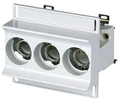 Bezpieczniki elektryczne - REV Ritter REV Ritter 0515468555 gniazdo bezpiecznikowe D01/E14 16 A, 3-biegunowe 0515468555 - miniaturka - grafika 1