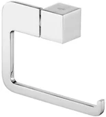 Stojaki i wieszaki na papier toaletowy - Bisk futura silver Uchwyt wc prosty chrom (02990) - miniaturka - grafika 1