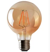 Żarówki LED - Brilum LED Żarówka LEDSTAR AMBER G95 E27/8W/230V - miniaturka - grafika 1