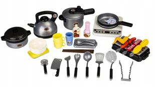 Zabawkowy Zestaw Do Gotowania Grillowania 40 el - Zabawki AGD - miniaturka - grafika 10