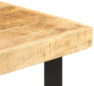 vidaXL vidaXL Stolik barowy, 60x60x107 cm, surowe drewno mango - Ławy i stoliki kawowe - miniaturka - grafika 5
