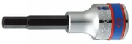 Klucze i nasadki - Kingtony NASADKA DŁUGA 1/2" Z KOŃCÓWKĄ HEX 8MM KING TONY - miniaturka - grafika 1