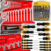 Zestawy narzędziowe - Klucze Płasko-oczkowe 6-32 MM 6-kąt Wkrętaki Verke - miniaturka - grafika 1