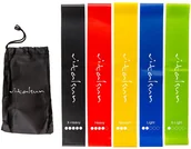 Gumy, taśmy, ekspandery - Zestaw 5 Gum Do Ćwiczeń Taśmy Fitness Gumy Oporowe - miniaturka - grafika 1