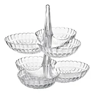 Tace i patery - Guzzini Patera z sześcioma miseczkami Tiffany transparentna by GU-19920100 - miniaturka - grafika 1