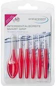 Szczoteczki międzyzębowe - Oral Prevent Interdental szczotki Smart Grip 0.60 MM Czerwony, 2er Pack (2 X 6 sztuka) 63000 - miniaturka - grafika 1