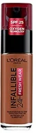 Podkłady do twarzy - Fresh L'Oréal Paris L'Oréal Paris Infaillible 24H Wear Make-up 375 Deep Amber, wysoka siła krycia, długo utrzymująca się, wodoodporna, oddychająca, 30 ml - miniaturka - grafika 1