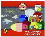 Kreda - KOHINOOR Kreda chodnikowa 6 kolorów - miniaturka - grafika 1