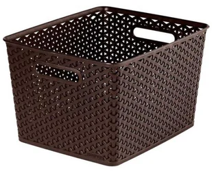 Curver KOSZYK DO PRZECHOWYWANIA CURVER C. BRĄZ MY STYLE L 612035_CURVER - Pojemniki biurowe - miniaturka - grafika 3