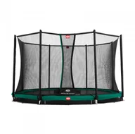 Trampoliny - Berg Trampolina Favorit InGround z siatką zabezpieczającą Comfort 380 cm szara 35.12.92.00 - miniaturka - grafika 1