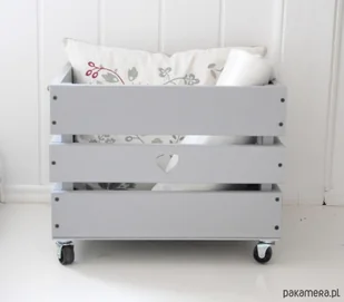 Drewniana skrzynia - Pudła i pojemniki do przechowywania - miniaturka - grafika 3