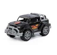 Samochody i pojazdy dla dzieci - POLESIE 84682 Samochód "Legionista-mini" czarny w siatce - miniaturka - grafika 1