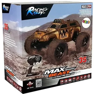 Import LEANToys Auto Rajdowe Off-Road Zdalnie Sterowane Brązowa 2.4G 1:18 35 km/h Kontrola Prędkości LT-9033-0 - Zabawki zdalnie sterowane - miniaturka - grafika 7