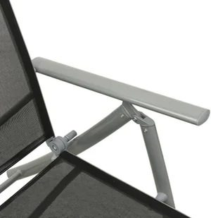 vidaXL 3-cz. zestaw mebli do ogrodu, textilene, aluminium, srebrny 312199 - Meble ogrodowe - miniaturka - grafika 7