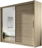 Szafy - Szafa przesuwna London VI - duża Szafa sypialniana - miniaturka - grafika 1