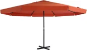 Parasole ogrodowe - vidaXL Parasol ogrodowy na słupku aluminiowym, 500 cm, terakota bordo - miniaturka - grafika 1
