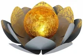 Lampy ogrodowe - GLOBO Lampa solarna LED 33532 wygląd lilii wodnej - miniaturka - grafika 1