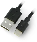 Kable USB - Goobay Przewód USB A 2.0 - USB C - 3m czarny GOB-17870 - miniaturka - grafika 1