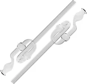 Domowy wyrób alkoholu - Browin Rurka fermentacyjna szklana podwójna 8,5mm, marki rf2 - miniaturka - grafika 1