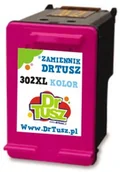 Tusze zamienniki - DrTusz Tusz Zamiennik 302 do HP F6U65AE) Kolorowy) - miniaturka - grafika 1