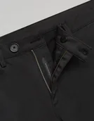 Spodnie męskie - Borgio Spodnie męskie Altedo czarne slim fit - miniaturka - grafika 1